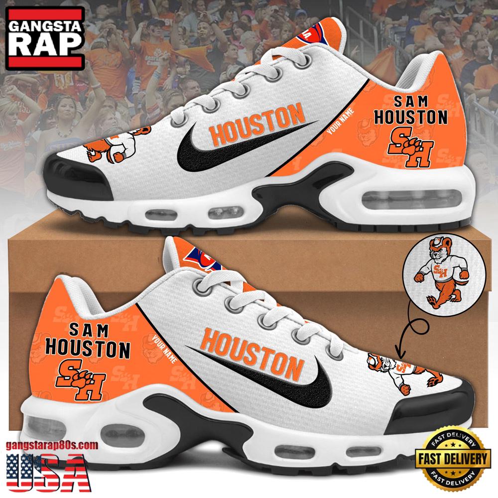 NCAA Custom Name Sam Houston State Football Mascot Symbol Air Max Plus Shoes Running Sneakers