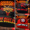 Sammy Hagar The Best of All Worlds Personalized Flame Rock Music Beanie Hat