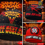 Sammy Hagar The Best of All Worlds Personalized Flame Rock Music Beanie Hat