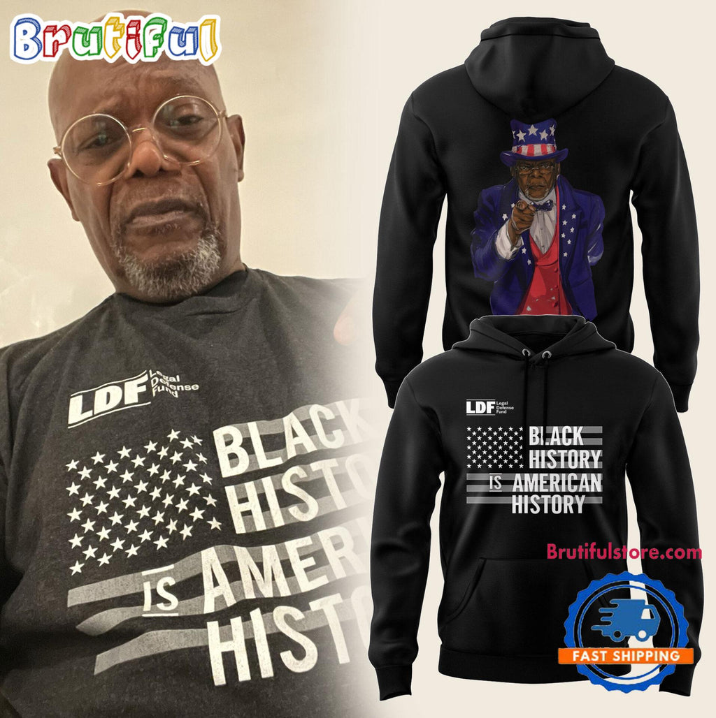 Samuel L. Jackson Graphics Black History Limited Edition Hoodie T-Shirt