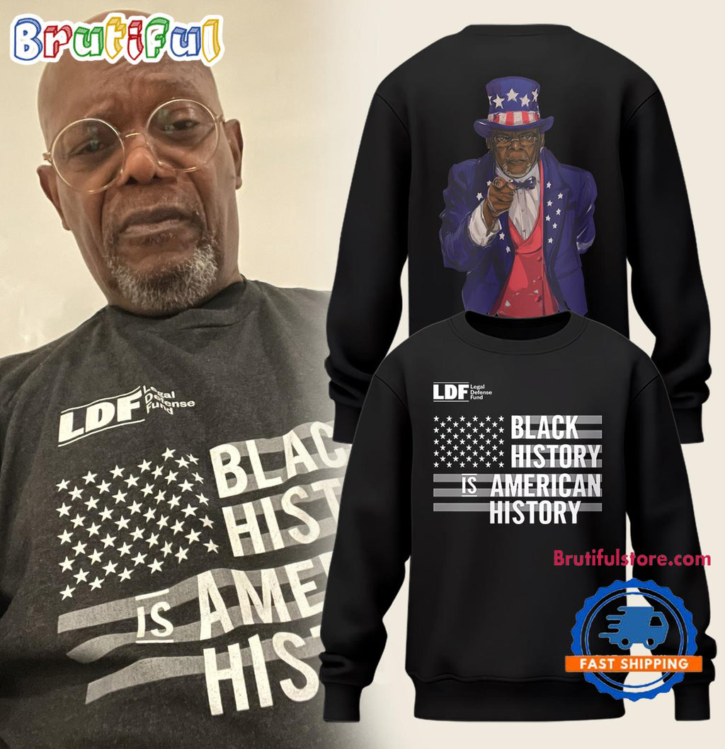 Samuel L. Jackson Graphics Black History Limited Edition Hoodie T-Shirt