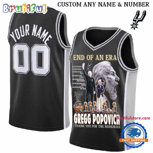 San Antonio Spurs 2025 Basketball Team End Of An Era Jersey Shirt