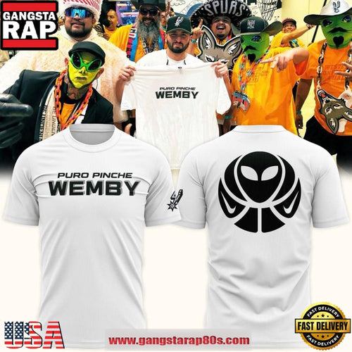 San Antonio Spurs 2026 Puro Pinche WEMBY Special Edition T-Shirt
