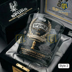 San Antonio Spurs 2026 Western Conference Champions Whiskey Glass
