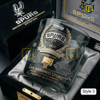 San Antonio Spurs 2026 Western Conference Champions Whiskey Glass