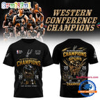 San Antonio Spurs 2026 Western Conference Finals Champions Golden Hoodie T-Shirt