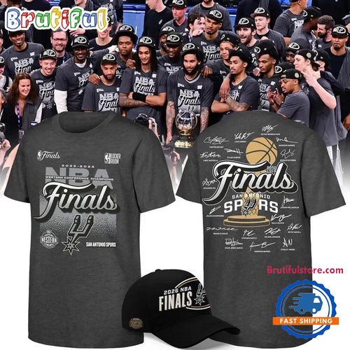 San Antonio Spurs 2026 Western Conference Finals Champions Signature T Shirt
