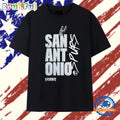 San Antonio Spurs NBA Playoffs San Antonio Spurs Logo Basketball Team Logo T Shirt