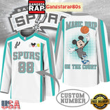 San Antonio Spurs Premium NBA Magic Drip Long Jersey Shirt