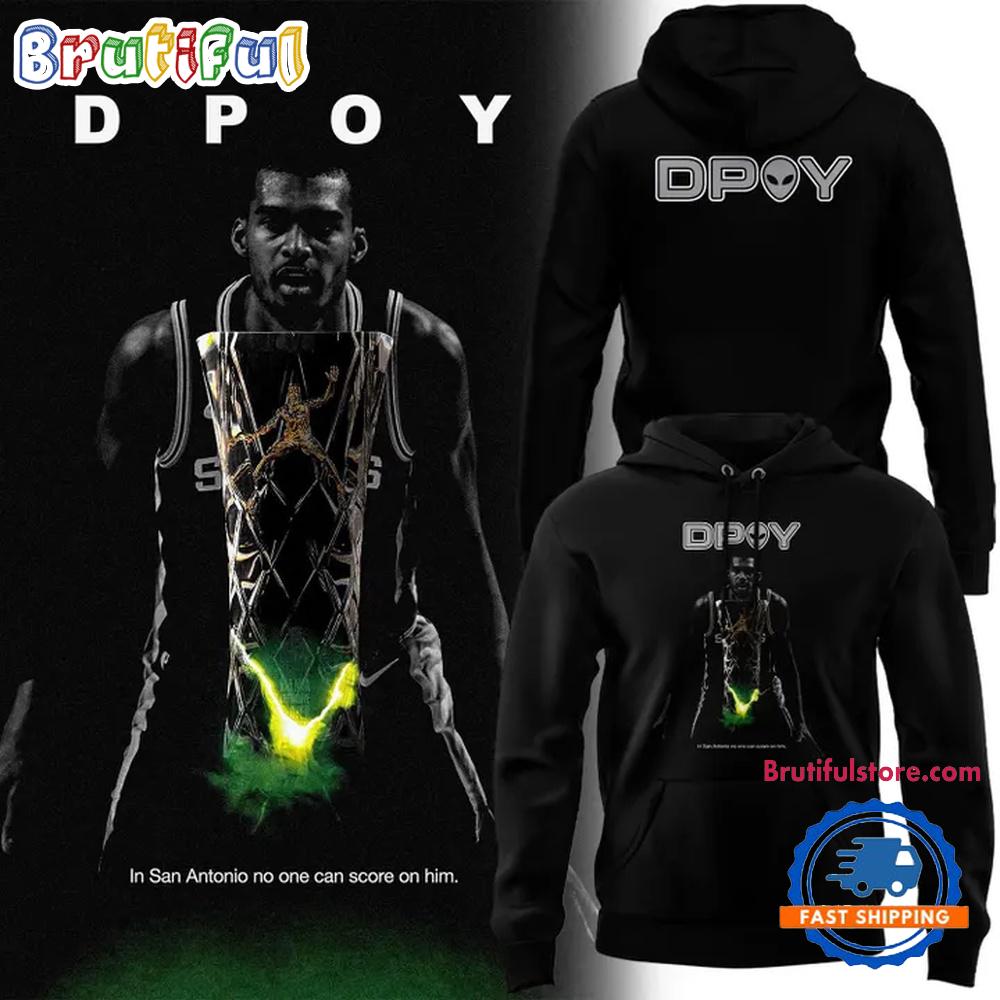 San Antonio Spurs Victor Wembanyama DPOY Hoodie T-Shirt