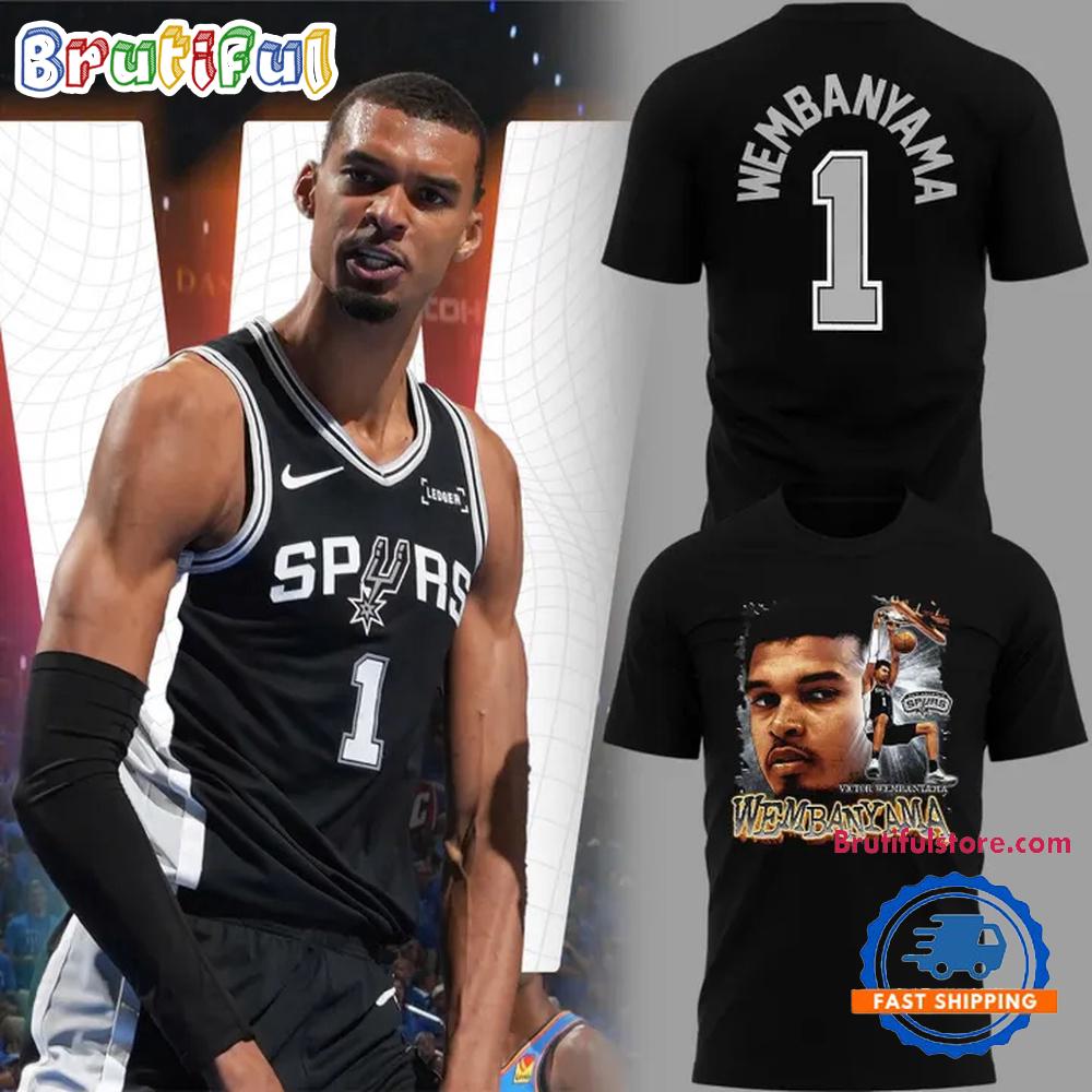 San Antonio Spurs Victor Wembanyama MVP 2026 Limited Edition Hoodie T-Shirt