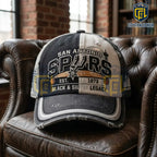 San Antonio Spurs Vintage Distressed Legacy Baseball Cap