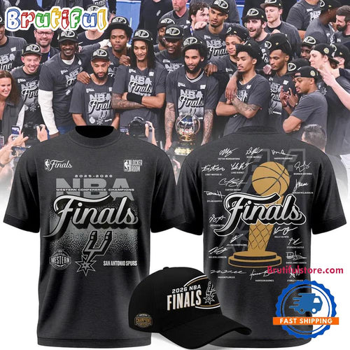 San Antonio Spurs Western Conference Champions 2026 T Shirt