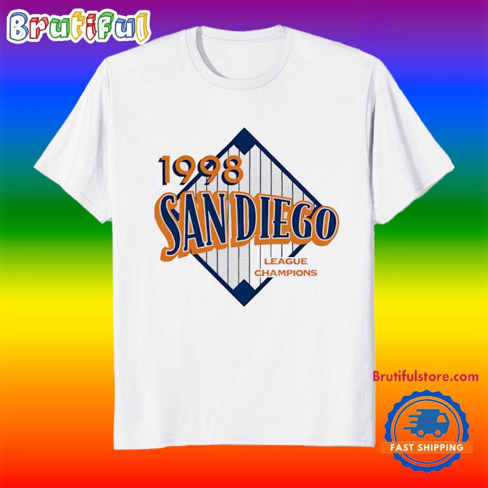 San Diego Padres 1998 League Champions Back to Back T Shirt