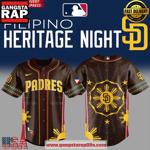 San Diego Padres 2025 Filipino Heritage Night Special Baseball Jersey Shirt