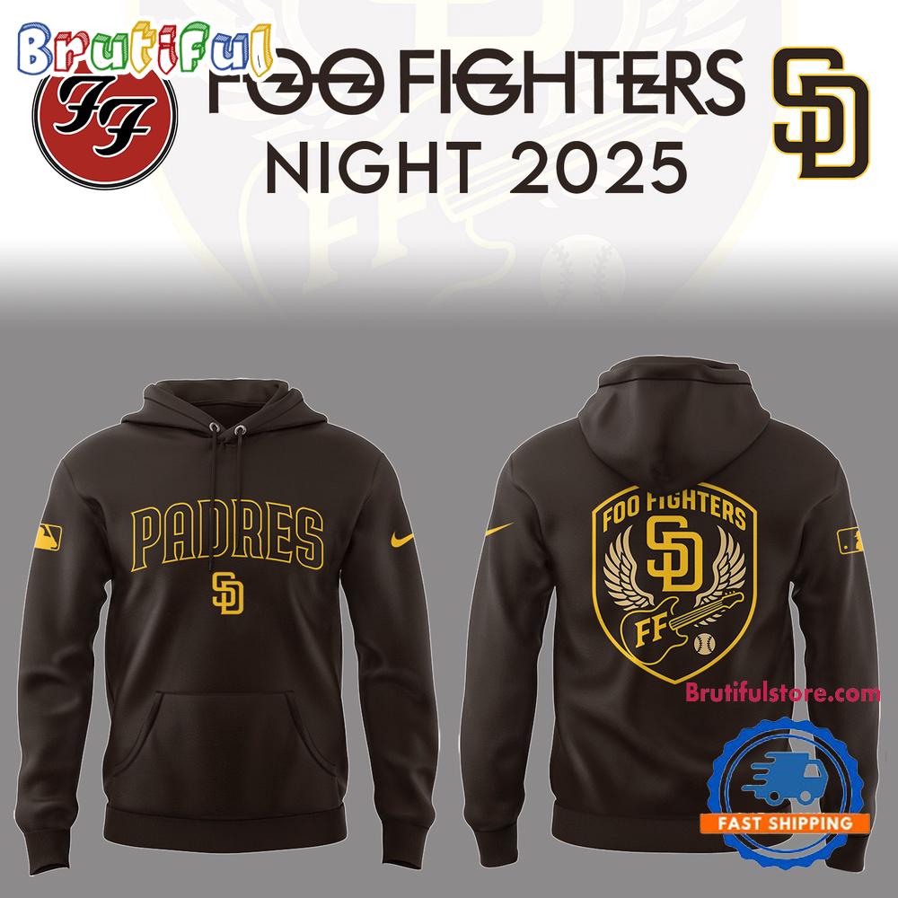 San Diego Padres Baseball Foo Fighter Night 2025 Hoodie Shirt