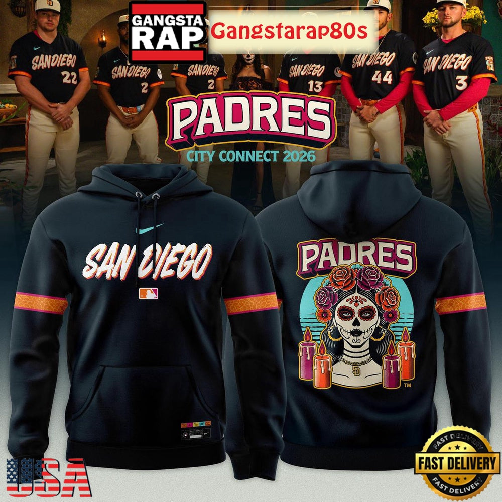 San Diego Padres City Connect New Season 2026 Unisex Hoodie