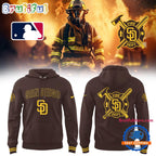 San Diego Padres Firefighter Appreciation Night Hoodie T-Shirt