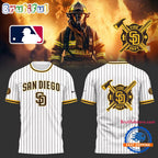 San Diego Padres Firefighter Appreciation Night Hoodie T-Shirt