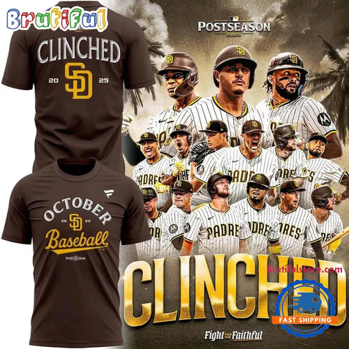 San Diego Padres MLB October Baseball 2025 T Shirt