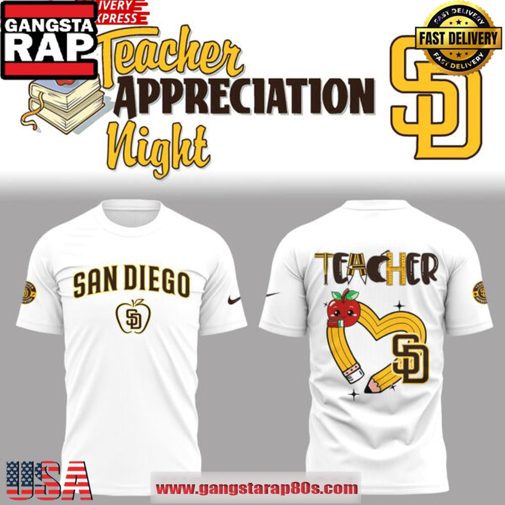 San Diego Padres x Teacher Appreciation Night 2025 Unisex T Shirt
