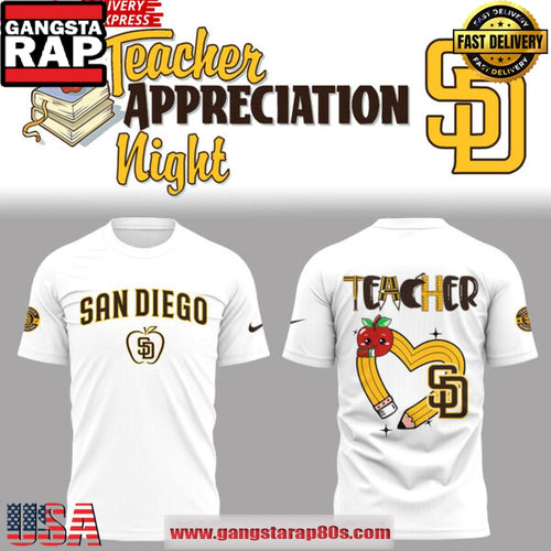 San Diego Padres x Teacher Appreciation Night 2025 Unisex T Shirt