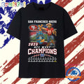 San Francisco 49ers 2025 NFC West Champions Vintage T Shirt