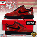 San Francisco 49ers New 2026 Version NFL Custom Air Force 1 Running Sneakers Shoes