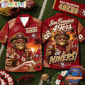 San Francisco 49ers 2026 NFL Mascot Beach Vibes Summer Hawaiian Shirt