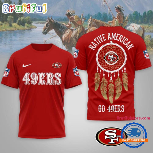 San Francisco 49ers 2026 NFL Native American Unisex 3D Shirt