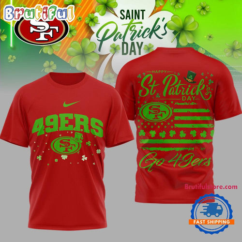 San Francisco 49ers 2026 NFL St. Patricks Day Special New 3D Shirt