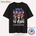 San Francisco 49ers 70 Years Of Being Awesome T Shirt