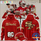San Francisco 49ers 80th Year Anniversary 2026 Exclusive Hoodie T-Shirt