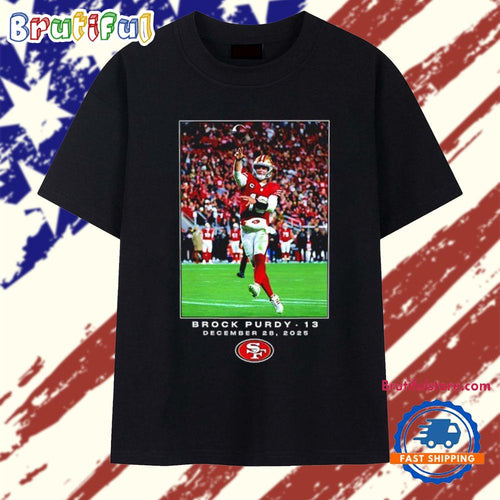 San Francisco 49ers Brock Purdy NFL Flash Features Week 17 T Shirt