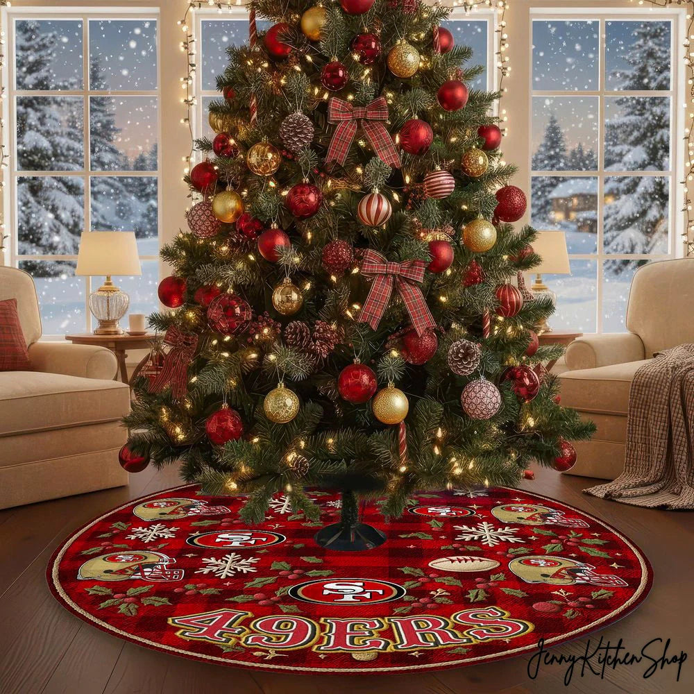 San Francisco 49ers Christmas Tree Skirt