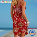 San Francisco 49ers Flower Women’s Summer Beach Sling Dress