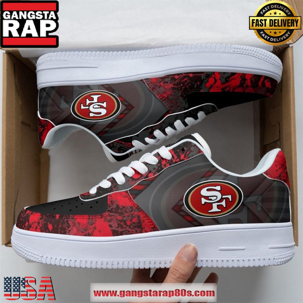 San Francisco 49ers Football Unique Sports Design Air Force 1 Sneakers Shoes