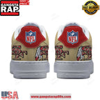 San Francisco 49ers Gotta Jet Air Force 1 Running Sneakers Shoes