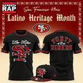 San Francisco 49ers Latino Heritage Month 2026 Black Graphic T Shirt