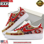 San Francisco 49ers Limited Edition Air Force 1 Running Sneakers Shoes
