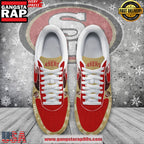 San Francisco 49ers Merry Christmas Air Force 1 Running Sneakers Shoes