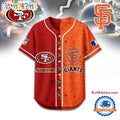 San Francisco 49ers Mix San Francisco Giants Sporty New Design Baseball Jersey