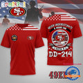 San Francisco 49ers NFL DD-214 Alumni Limited Edition 3D Shirt