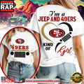 San Francisco 49ers NFL Jeep Girl Women’s Shirt
