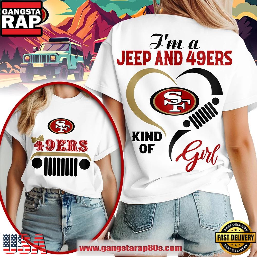 San Francisco 49ers NFL Jeep Girl Women’s Shirt