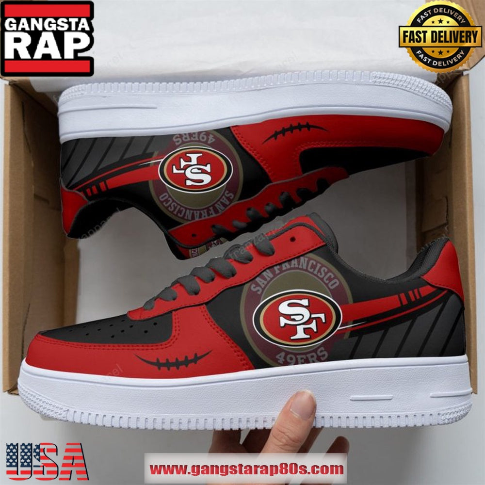 San Francisco 49ers NFL Limited Style Air Force 1 Sneakers Shoes
