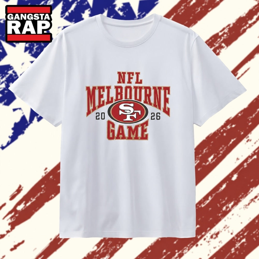 San Francisco 49ers NFL Melbourne 2026 T Shirt