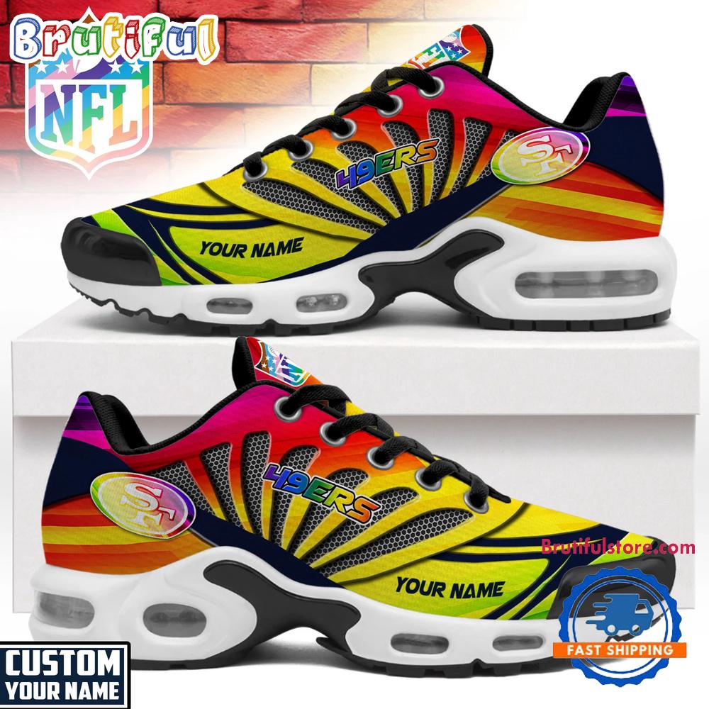 San Francisco 49ers NFL Pride Month Custom Air Max Plus Shoes