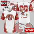 San Francisco 49ers NFL Snoopy Ultimate Game Day Personalized Jersey Shirt