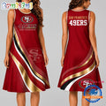 San Francisco 49ers NFL Team Pride Women’s Sleeveless Dress